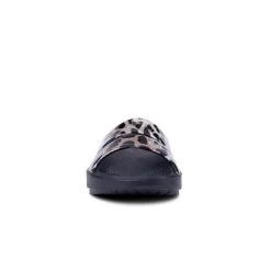 Oofos Cheetah Ooahh Womens Luxe Slide Sandal 1103-CHEETAH -Vogue Shoes 1103blkcheet 3 resized