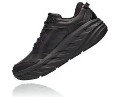 Hoka Black Bondi SR Wide Width Mens Running Shoes 1129350-BBLC -Vogue Shoes 1110520 bblc 4 resized