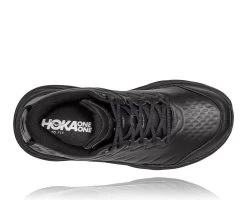 Hoka Black Bondi SR Wide Width Mens Running Shoes 1129350-BBLC -Vogue Shoes 1110520 bblc 5 resized
