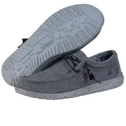 Hey Dude Steel Wally Stretch Mens Comfort Slide On Shoes 111163200