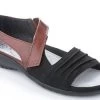 Naot Black Cinnamon Papaki Womens Comfort Sandal 11125-NAD -Vogue Shoes 11125 nad
