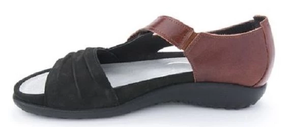 Naot Black Cinnamon Papaki Womens Comfort Sandal 11125-NAD 5 Naot Black Cinnamon Papaki Womens Comfort Sandal 11125-NAD - Image 3