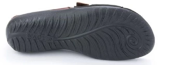 Naot Black Cinnamon Papaki Womens Comfort Sandal 11125-NAD 4 Naot Black Cinnamon Papaki Womens Comfort Sandal 11125-NAD - Image 2