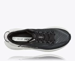 Hoka Black And White Rincon 3 Wide Width Mens Running Shoes 1121370-BWHT -Vogue Shoes 1121370 bwht 5 resized