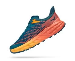Hoka Blue Coral With Camellia Speedgoat 5 Womens Running Shoes 1123158-BCCML -Vogue Shoes 1123158 bccml 3 resized