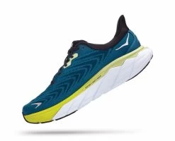 Hoka Blue Graphite With Blue Coral Arahi 6 Mens Athletic Shoes 1123194/6-BGBCR -Vogue Shoes 1123194 bgbcr 4 resized