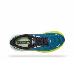 Hoka Blue Graphite With Blue Coral Arahi 6 Mens Athletic Shoes 1123194/6-BGBCR -Vogue Shoes 1123194 bgbcr 6 resized