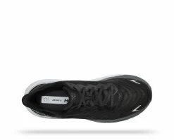 Hoka Black With White Arahi 6 Mens Athletic Shoes 1123194/6-BWHT -Vogue Shoes 1123194 bwht 5 resized