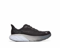 Hoka Black With White Arahi 6 Mens Athletic Shoes 1123194/6-BWHT -Vogue Shoes 1123194 bwht 7 resized