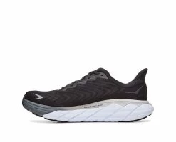 Hoka Black With White Arahi 6 Mens Athletic Shoes 1123194/6-BWHT -Vogue Shoes 1123194 bwht 8 resized