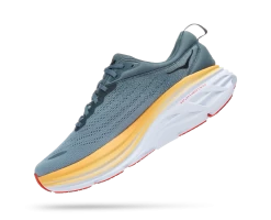 Hoka Goblin Blue/Mountain Spring Bondi 8 Mens Running Shoes 1123202-GBMS -Vogue Shoes 1123202 gbms 4 resized