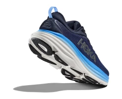 Hoka Outer Space/All Aboard Bondi 8 Men's Running Shoes 1123202-OSAA -Vogue Shoes 1123202 osaa white bkg 4 resized