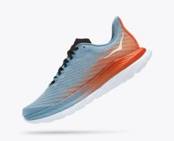 Hoka Mountain Spring/Puffin's Bill Mach 5 Mens Road Running Shoes 1127893-MSPBL -Vogue Shoes 1127893 mspbl 5 resized