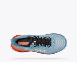 Hoka Mountain Spring/Puffin's Bill Mach 5 Mens Road Running Shoes 1127893-MSPBL -Vogue Shoes 1127893 mspbl 6 resized