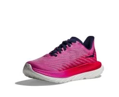 Hoka Raspberry/Strawberry Mach 5 Women's Running Shoes 1127894-RSRW 11 Hoka Raspberry/Strawberry Mach 5 Women's Running Shoes 1127894-RSRW -Vogue Shoes 1127894 rsrw 3 white bkg resized 1