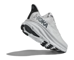 Hoka Nimbus Cloud/Steel Wool Clifton 9 Men's Running Shoes 1127895-NCSW 10 Hoka Nimbus Cloud/Steel Wool Clifton 9 Men's Running Shoes 1127895-NCSW -Vogue Shoes 1127895 ncsw 4 white bkg resized