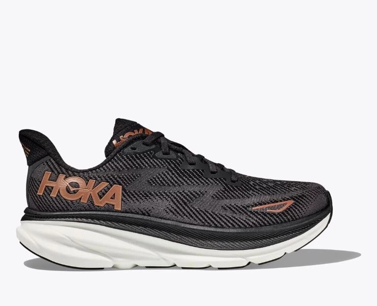 Hoka Black/Copper Clifton 9 Women's Running Shoes 1127896-BCPPR 3 Hoka Black/Copper Clifton 9 Women's Running Shoes 1127896-BCPPR