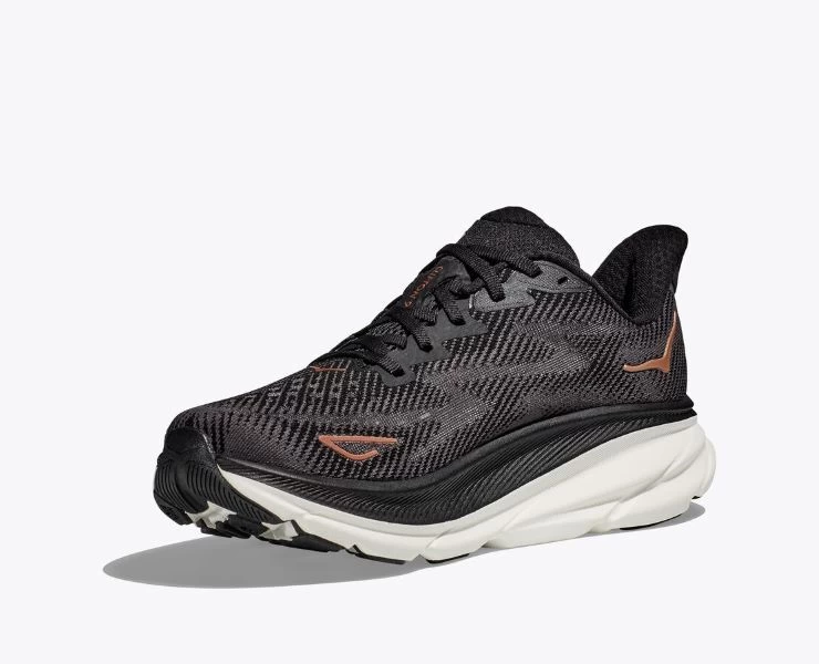 Hoka Black/Copper Clifton 9 Women's Running Shoes 1127896-BCPPR 5 Hoka Black/Copper Clifton 9 Women's Running Shoes 1127896-BCPPR - Image 3