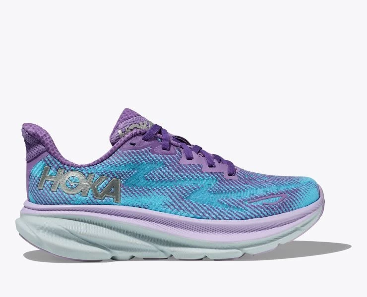 Hoka Chalk Violet/Pastel Lilac Clifton 9 Women's Running Shoes 1127896-CVPL