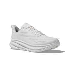 Hoka Clifton 9 White/White Women's Running Shoes 1127896-WWH
