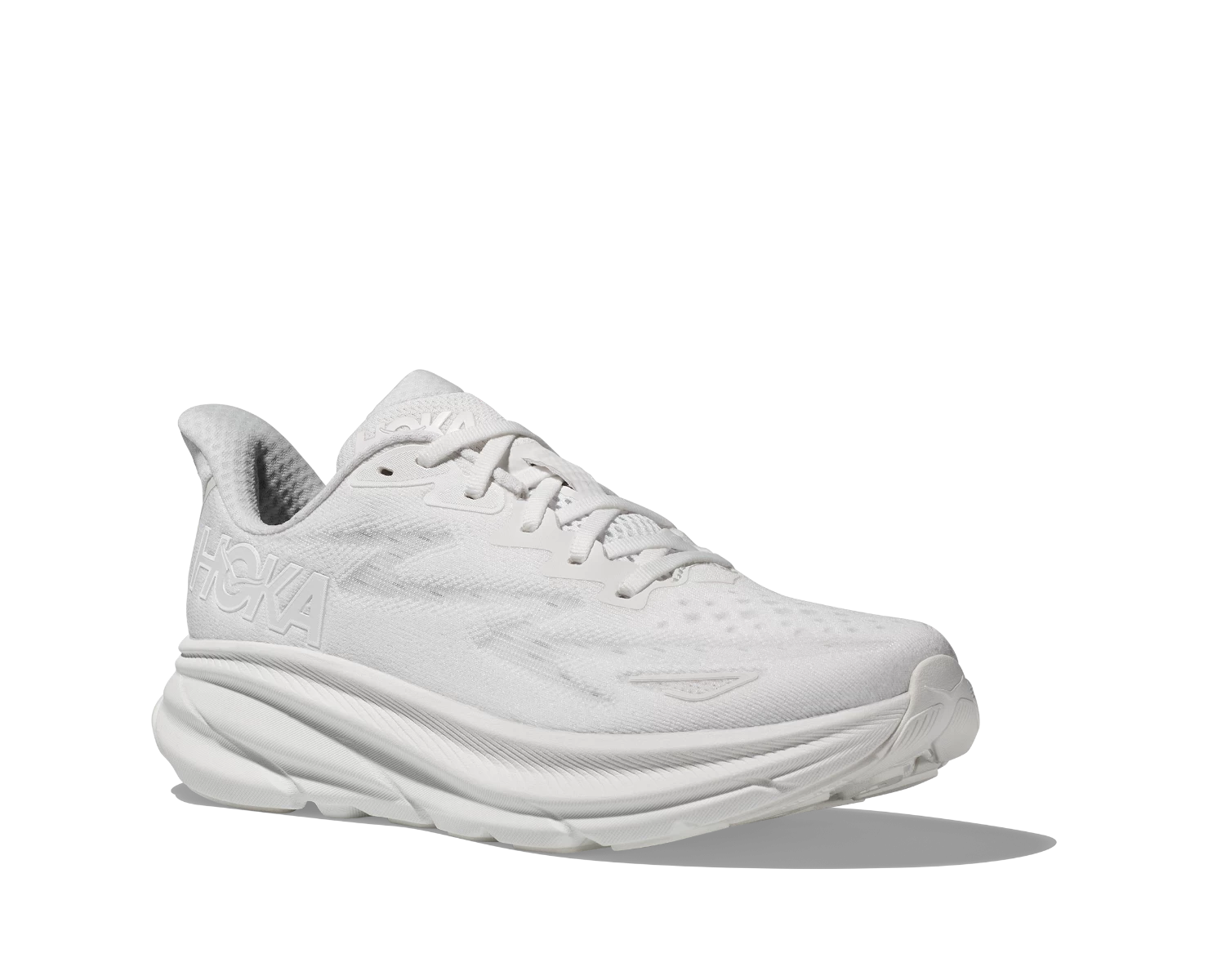 Hoka Clifton 9 White/White Women's Running Shoes 1127896-WWH 3 Hoka Clifton 9 White/White Women's Running Shoes 1127896-WWH
