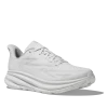 Hoka White/White Clifton 9 Women's Wide Width Running Shoes 1132211-WWH -Vogue Shoes 1127896 wwh 6 1