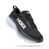 Hoka Black/White Bondi 8 Womens Running Shoes 1127952-BWHT -Vogue Shoes 1127952 bwht 1 resized