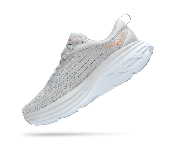 Hoka Harbor Mist/Lunar Rock Bondi 8 Womens Running Shoes 1127952-HMLR 6 Hoka Harbor Mist/Lunar Rock Bondi 8 Womens Running Shoes 1127952-HMLR - Image 4