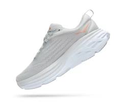 Hoka Harbor Mist/Lunar Rock Wide Width Women's Athletic Shoes 1127954-HMLR -Vogue Shoes 1127954 hmlr 4 wht bkg resized