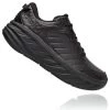 Hoka Black Bondi SR Wide Width Mens Running Shoes 1129350-BBLC -Vogue Shoes 1129350 bblc 2 resized