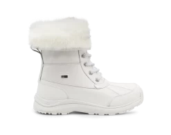 Ugg White Adirondack Boot III Patent Women's Boots 1132991-WHT -Vogue Shoes 1132991 wht 1 resized