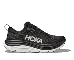 Hoka Black/White Gaviota 5 Women's Athletic Shoes 1134235-BWHT -Vogue Shoes 1134235 bwht 1 wht bkg resized