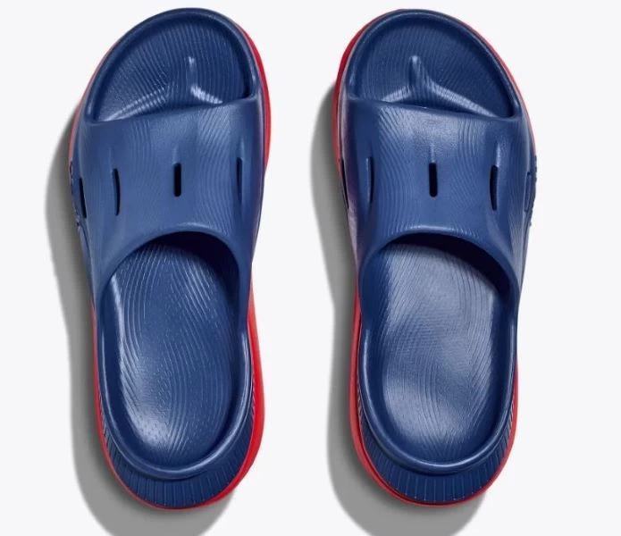 Hoka Bellwether Blue/Red Alert Women's Slides 1135061-BBRA 7 Hoka Bellwether Blue/Red Alert Women's Slides 1135061-BBRA - Image 5