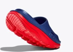 Hoka Bellwether Blue/Red Alert Women's Slides 1135061-BBRA 10 Hoka Bellwether Blue/Red Alert Women's Slides 1135061-BBRA -Vogue Shoes 11345061 bbra 4 1 resized