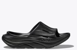 Hoka Black/Black Ora Recovery Slides- Women's Sizes 1135061-BBLC -Vogue Shoes 1135061 bblc and 1135061bblcmen 1 resized 1