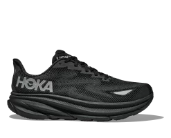 Hoka Black/Black Clifton 9 GTX Women's Running Shoes 1141490-BBLC -Vogue Shoes 1141490 bblc 1