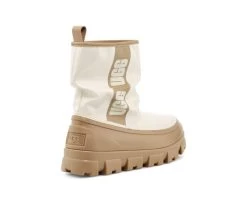 Ugg Cream Classic Brellah Mini Women's Boots 1144059-MSJS -Vogue Shoes 1144059 msjs 4 white bkg resized
