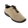 1151-LS-04 Beige Stretch Knit Lace-Up Comfort Arcopedico Womens Shoes