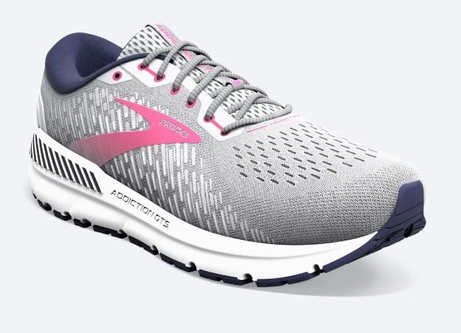 Brooks Oyster/Peacoat/Lilac Rose Addiction GTS 15 Womens Running Shoes 120352-054 3 Brooks Oyster/Peacoat/Lilac Rose Addiction GTS 15 Womens Running Shoes 120352-054