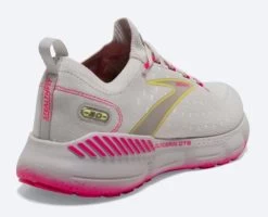 Brooks Grey/Yellow/Pink Glycerin StealthFit GTS 20 Womens Running Shoes 120371-067 -Vogue Shoes 120371 067 3
