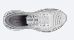 Brooks White/Oyster/Viola Ghost 15 Womens Running Shoes 120380-195 -Vogue Shoes 120380 195 2