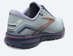 Brooks Spa Blue/Neo Pink/Copper Ghost 15 Women's Running Shoes 120380-492 -Vogue Shoes 120380 492 2