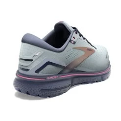Brooks Spa Blue/Neo Pink/Copper Ghost 15 Women's Running Shoes 120380-492 -Vogue Shoes 120380492 h resized