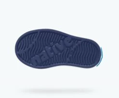 Native Regatta Blue/Shell White Jefferson Junior Shoes 12100100-4201 -Vogue Shoes 12100100 13100100 15100100 4201 3 resized 1