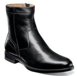 Florsheim Midtown Plain Toe Boot Black Leather Mens Dress 12140-001