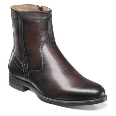 Florsheim Midtown Plain Toe Boot Brown Leather Mens Dress 12140-200 3 Florsheim Midtown Plain Toe Boot Brown Leather Mens Dress 12140-200