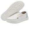 Hey Dude White Crochet Wendy Boho Womens Casual Shoes 121410164 -Vogue Shoes 121410164 03 resized