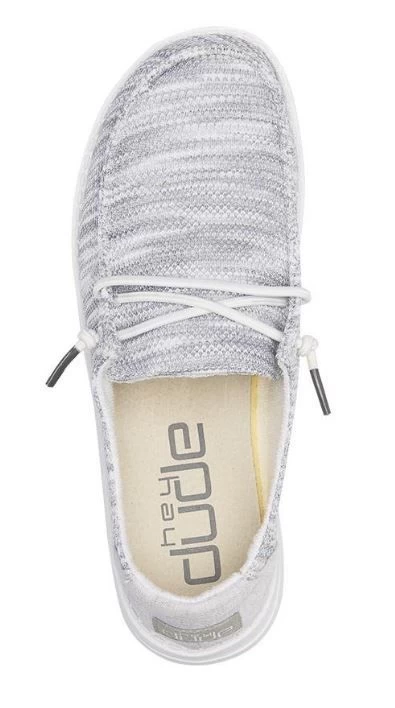 Hey Dude Glacier Grey Wendy Sox Womens Casual Shoes 121922672 6 Hey Dude Glacier Grey Wendy Sox Womens Casual Shoes 121922672 - Image 4