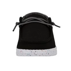 Hey Dude Disco Black With Grey Glitter Wendy Youth Casual Shoes 130124862 -Vogue Shoes 130124862 wendy youth disco black left 4 resized