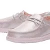 Hey Dude Sparkling Pink Wendy Youth Canvas Shoes 130126833 -Vogue Shoes 130126833